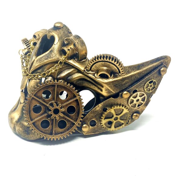 Steampunk Style Halloween Costume Mask Masquerade Party Ball Masks - Picture 2 of 6
